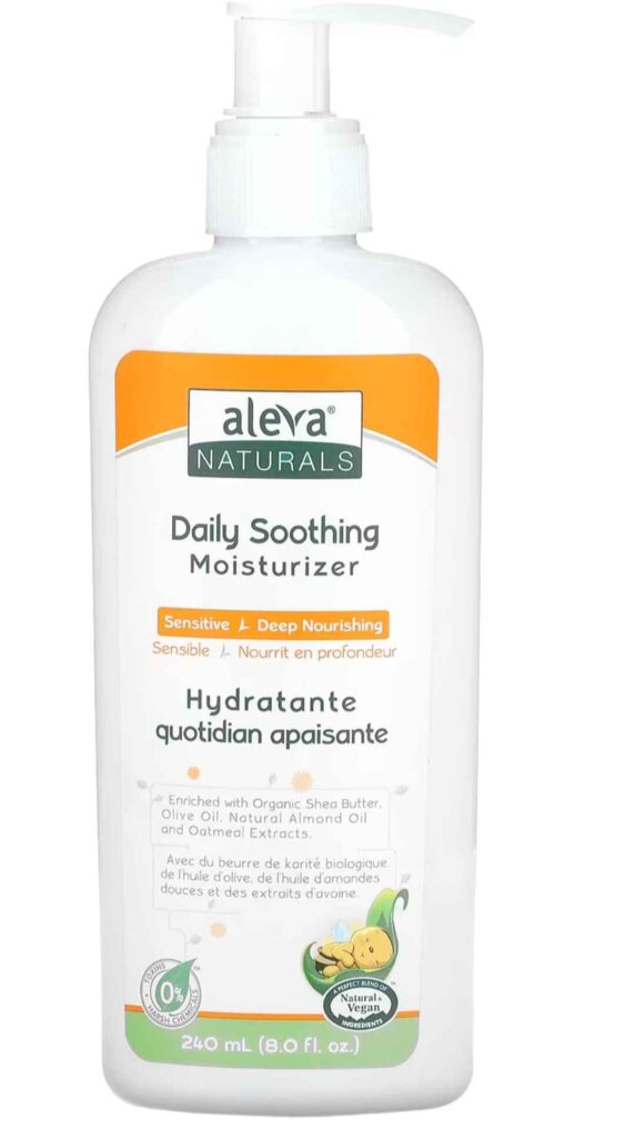 Daily Soothing Organic Baby Lotion 240ml – Natural moisturizer with colloidal oatmeal, jojoba oil, and shea butter for eczema-prone baby skin, iHerb UAE