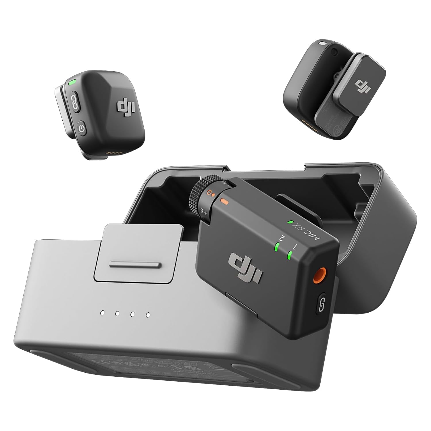 DJI Mic 2 – a high-quality wireless microphone for clear audio in vlogging, interviews, and outdoor recordings