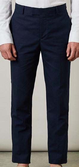 Burton Linen Slim Fit Formal Trousers – Navy: A modern, slim-fit navy linen-blend pair of Formal Trousers for Men, offering lightweight comfort and a crisp silhouette for warm weather.