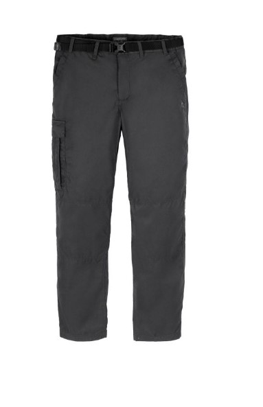 Craghoppers Men's Expert Kiwi Tailored Cargo Trousers in navy, offering SolarShield UPF 30–50+, H2OShield, and anti-insect tech. A great option for men seeking durable and protective cargo pants for hiking or outdoor wear in Dubai.