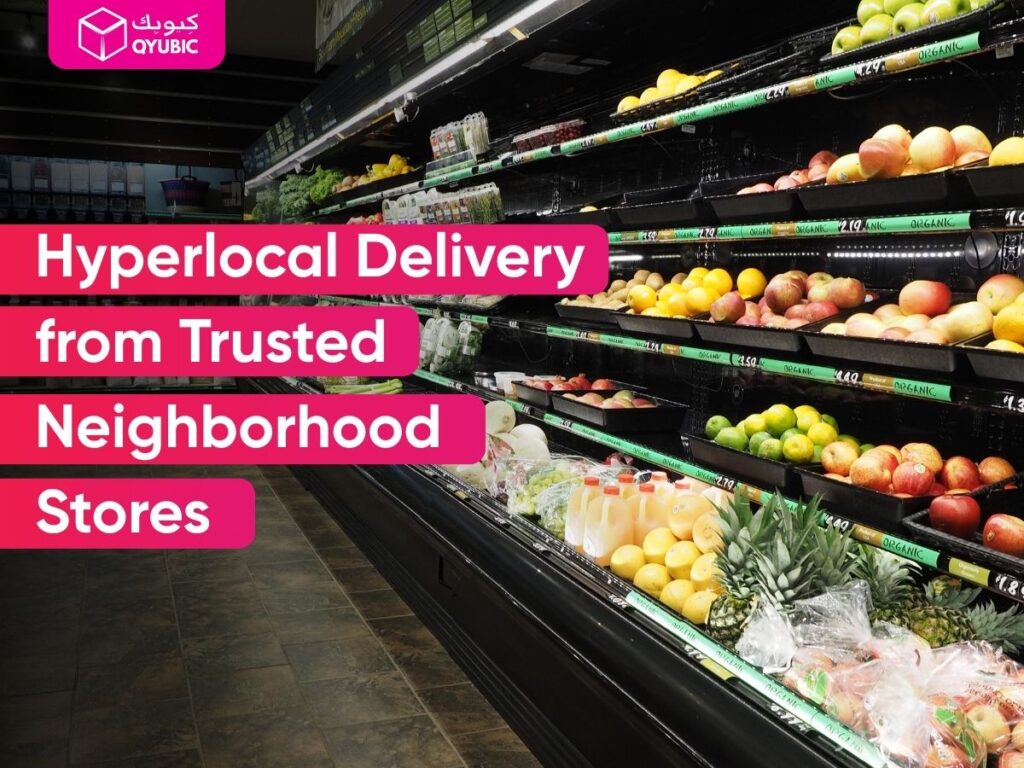 Hyperlocal grocery delivery in UAE from trusted baqala stores – best online grocery delivery service for fresh produce and food delivery.