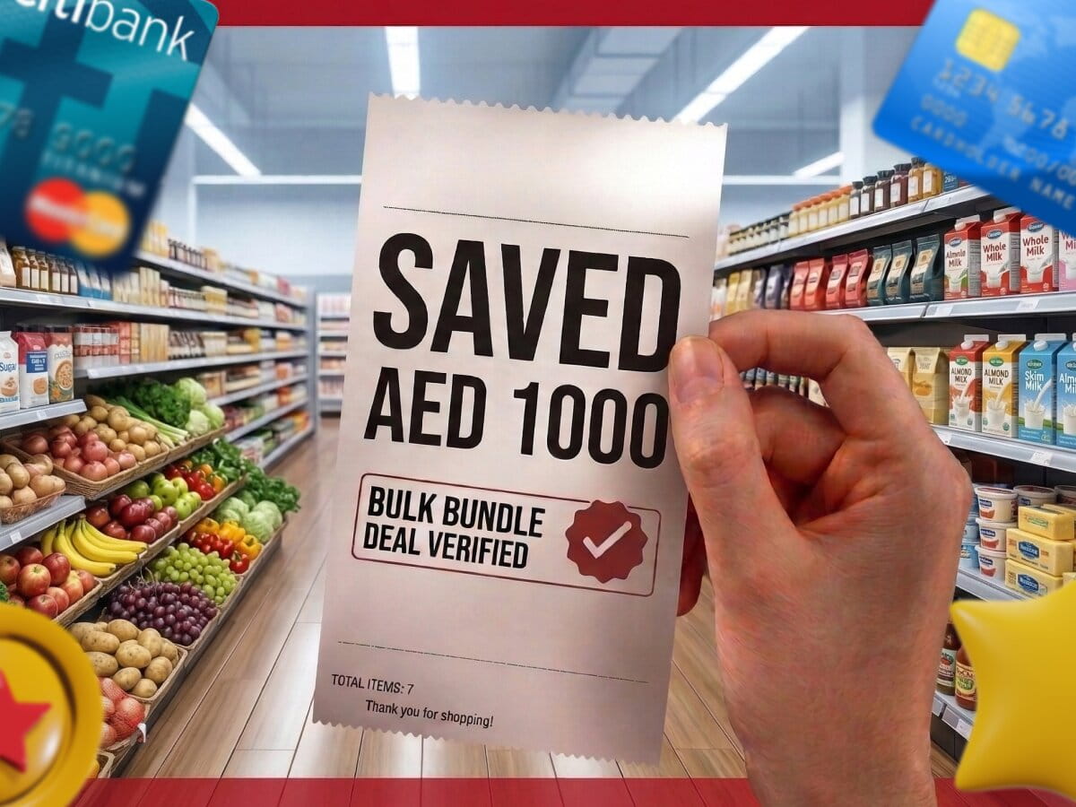Grocery shopping with bulk bundle deals to get maximum discounts and reduce cost of living in UAE
