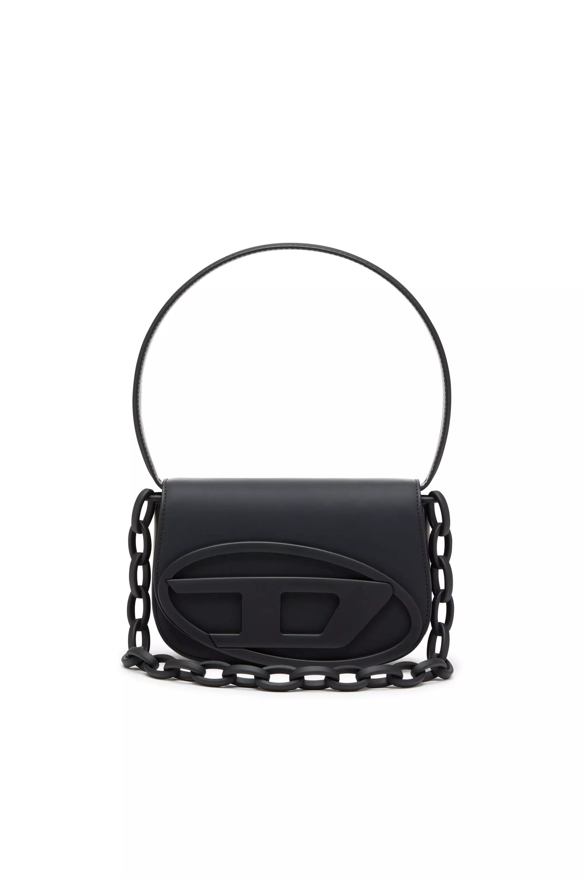 Elegant black handbag with chain details, an ideal valentine day gift for women or wife.