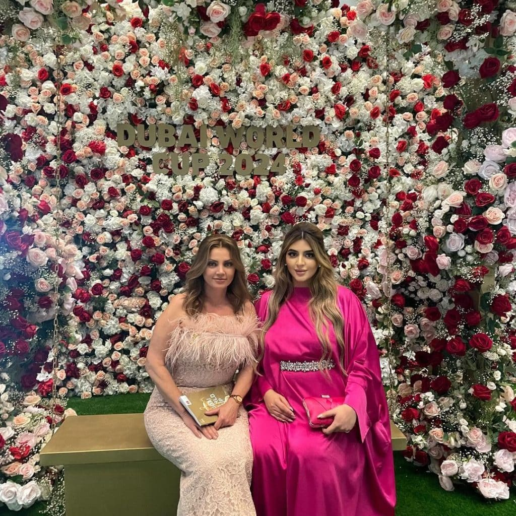 Her Highness Sheikha Mahra Bint Mohammed Bin Rashid Al Maktoum wore a beautiful pink gown that was both modest and stylish for Dubai World Cup 2024.