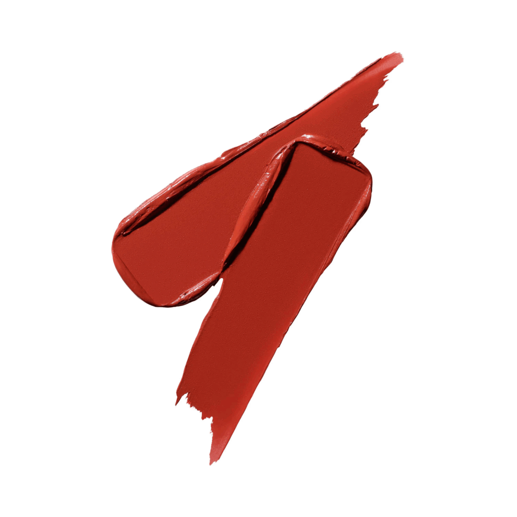 A brick-red matte lipstick that warms up olive and dark skin tones. This classic lipstick shade has a creamy matte formula, delivering bold red lipstick power with a smooth, long-lasting finish.