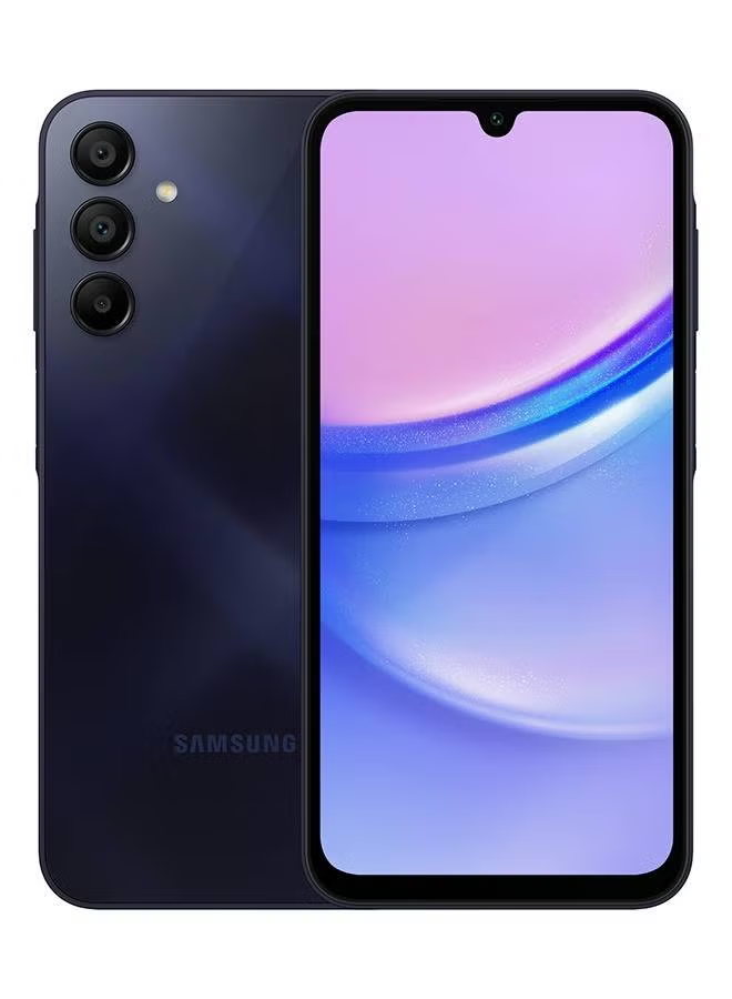 Samsung mobile offers in UAE – Best Budget Mobile Phone for Value: Samsung Galaxy A15 (4GB RAM, 128GB) in sleek black design. A top affordable pick under AED 550, featuring a triple-lens camera, vibrant display, and smooth performance for everyday use.